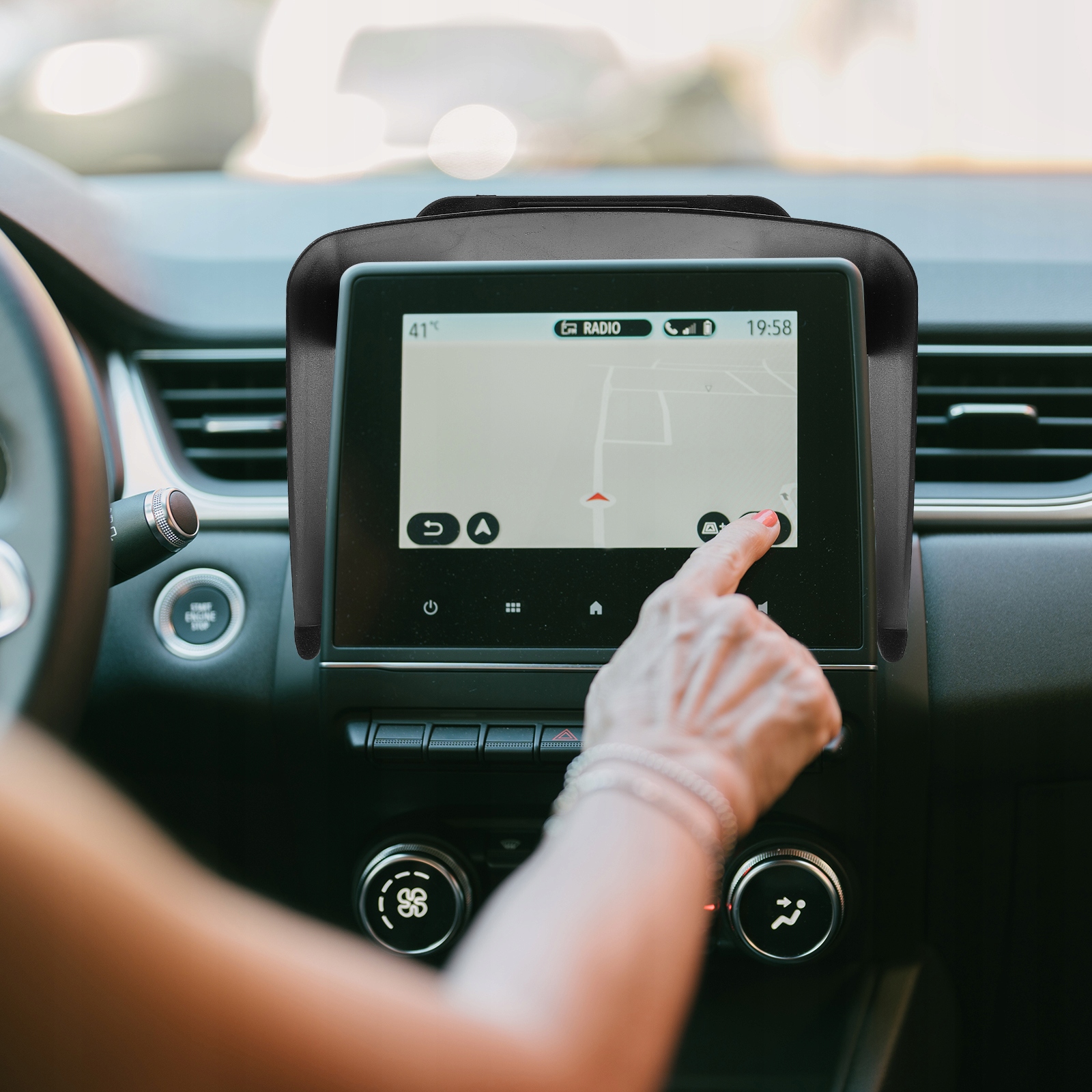 OSŁONA PRZECIWSŁONECZNA GPS 7 CALI NAWIGACJI SAMOCHODOWEJ SŁOŃCE EAN (GTIN) 6900255270989