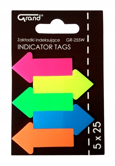 

Zakładki indeksujące strzałki Grand GR-255W