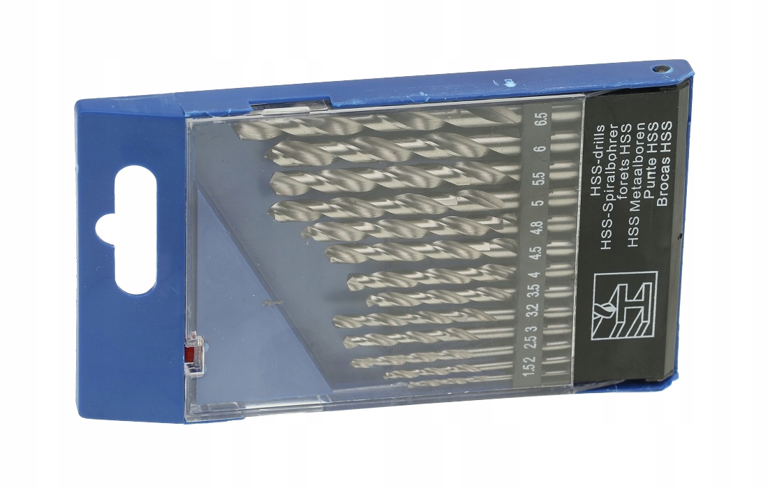 

Wiertła Do Metalu Podwójnie Szlifowane 1,5-6,5 mm