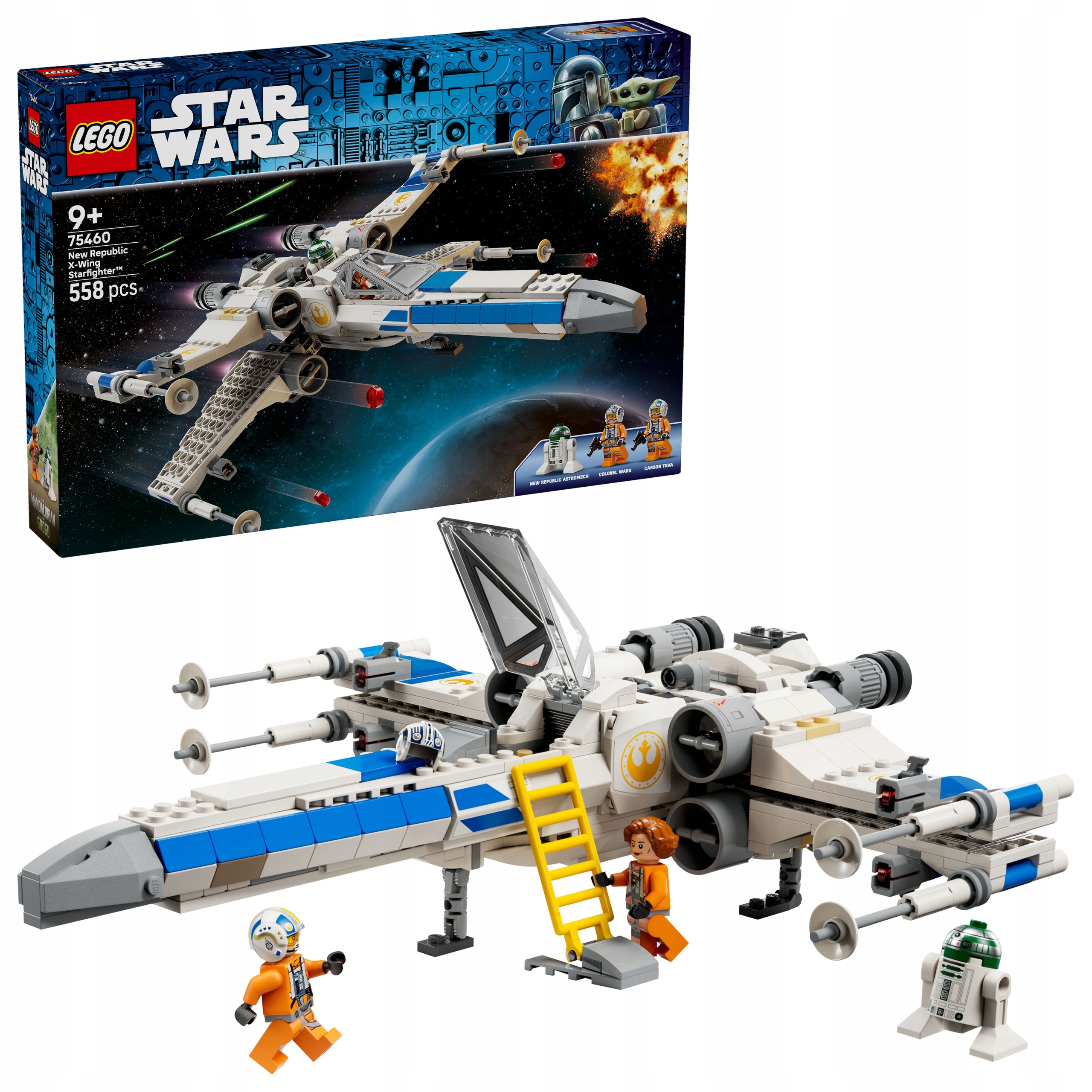 stavebnice Lego Star Wars 75460 Stíhačka X-Wing Nové republiky Hvězdné války