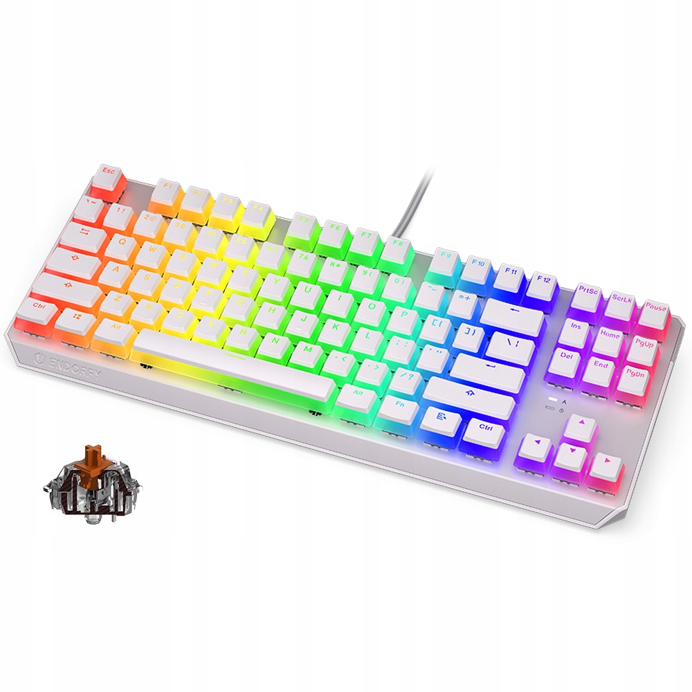 

Endorfy Thock Tkl Onyx White Pudding Kailh Brown