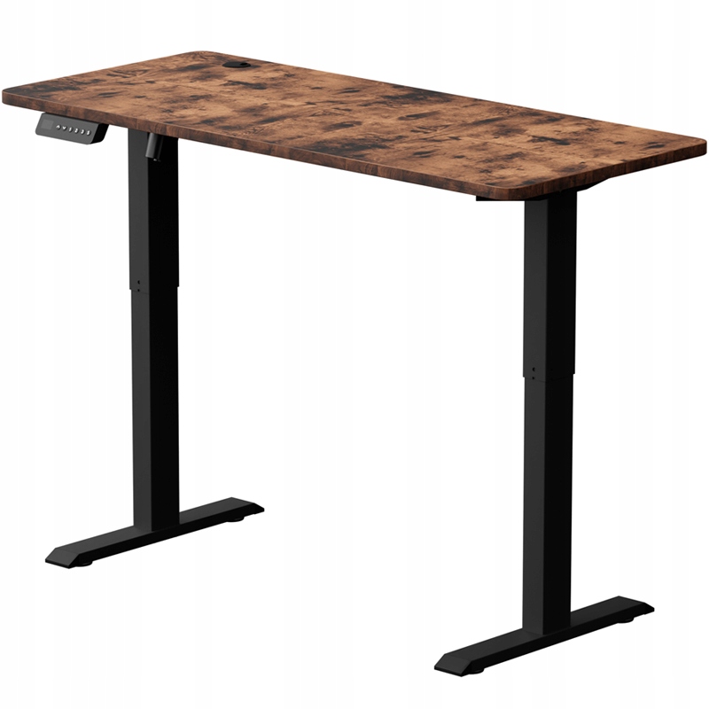 Biurko regulowane elektrycznie Levano Control 140 drewno/czarny