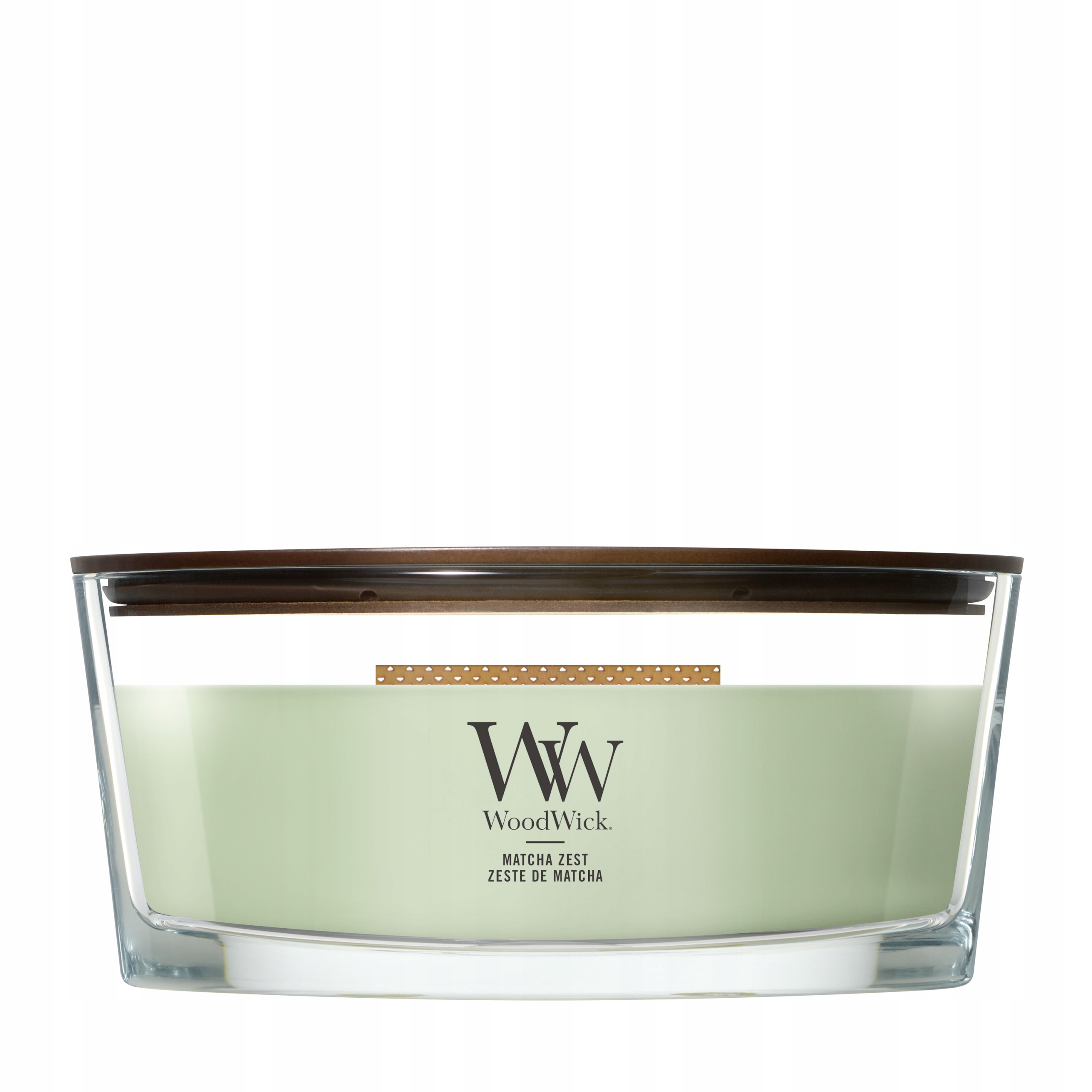 Vonná svíčka elipsa WoodWick Matcha Sada