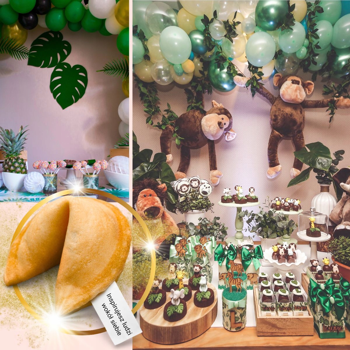 CIASTECZKA Z WRÓŻBĄ MAGICZNE URODZINY DLA GOŚCI PODZIĘKOWANIE 20 sztuk FUN Marka D&D Fun Cookies