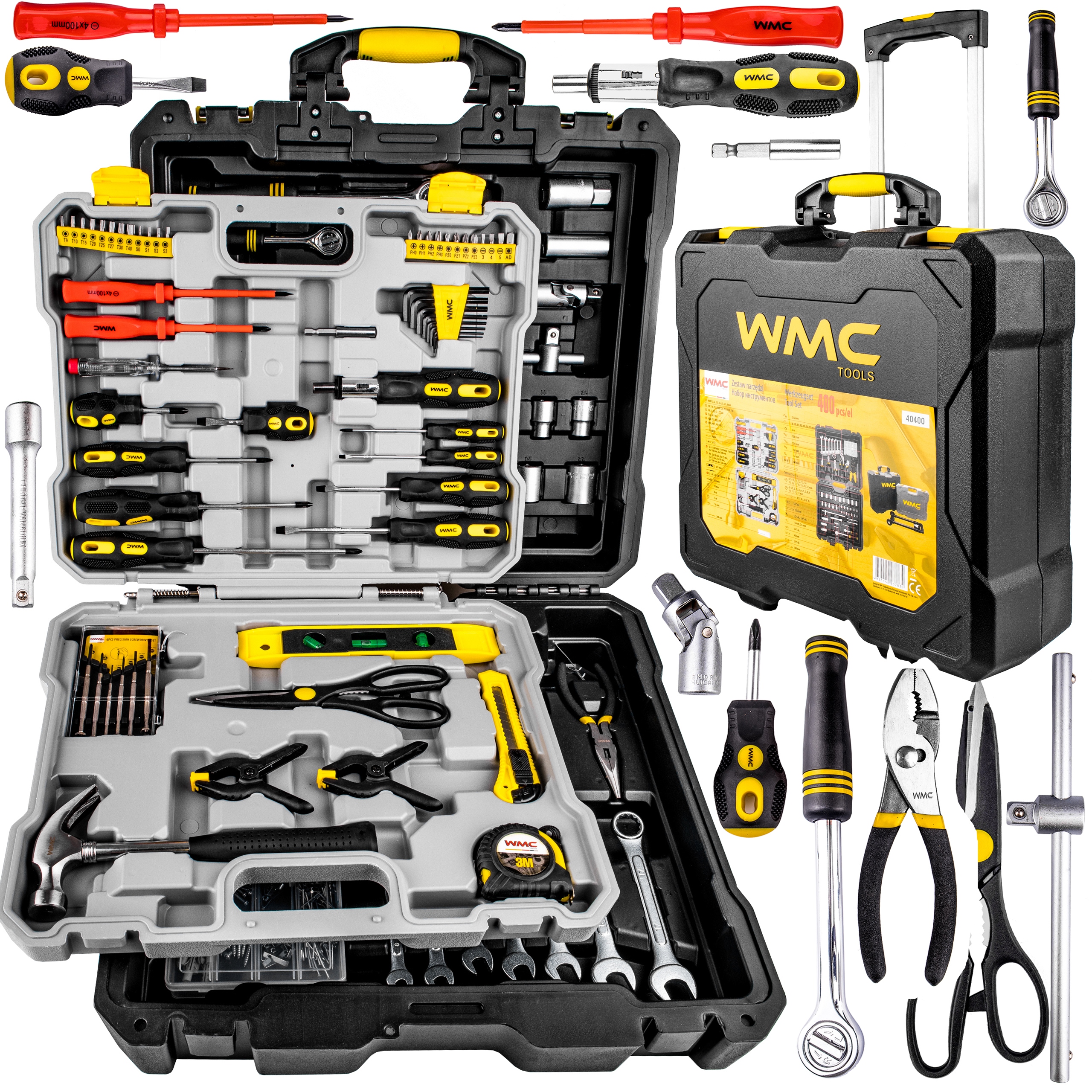 ВАЛІЗИ З ІНСТРУМЕНТАМИ НАБІР ХРАПОВИК 400 ELEM