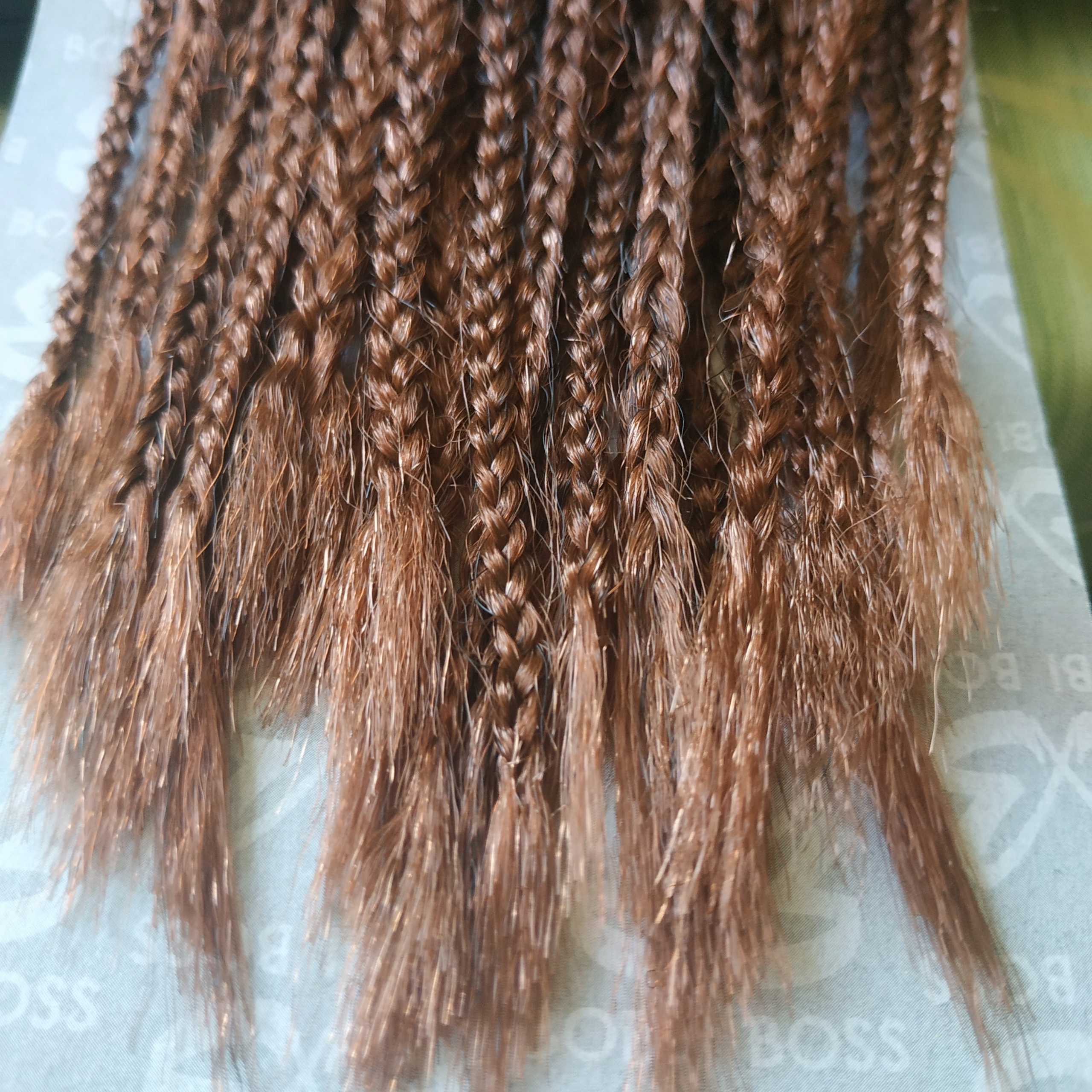 BOBBI BOSS Warkoczyki Syntetyczne Rude Ombre Marka inna marka