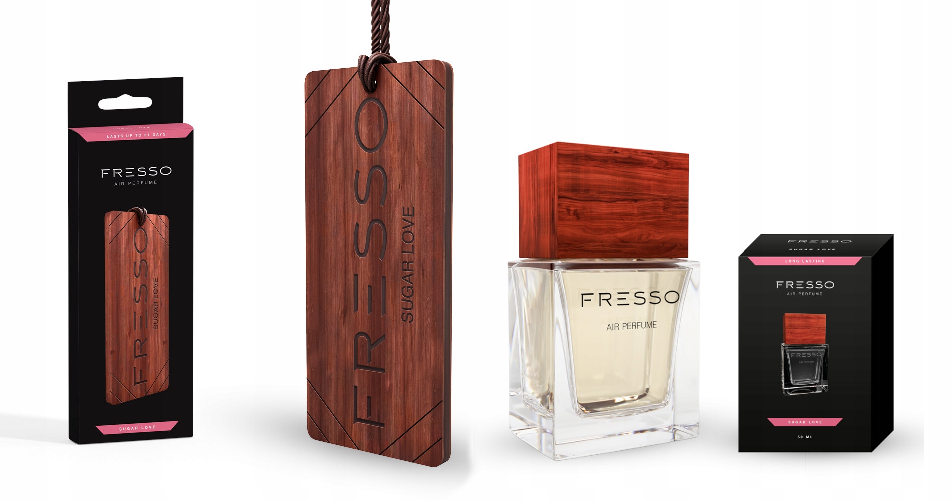 

Zapach do auta perfumy komplet Fresso Sugar Love