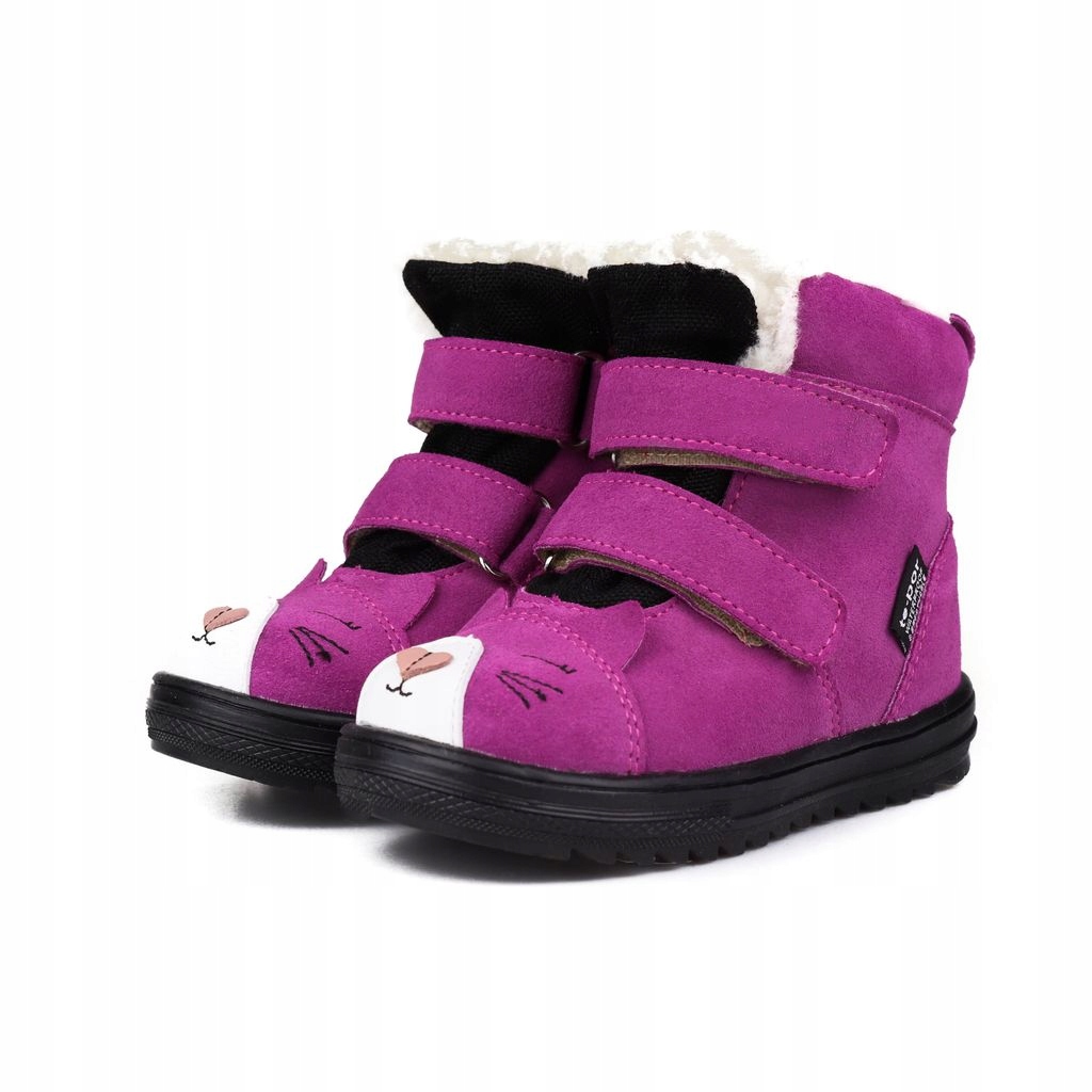 Mido 32-38 Purple Trzewiki Zimowe Śniegowce Membrana Te-por r.28