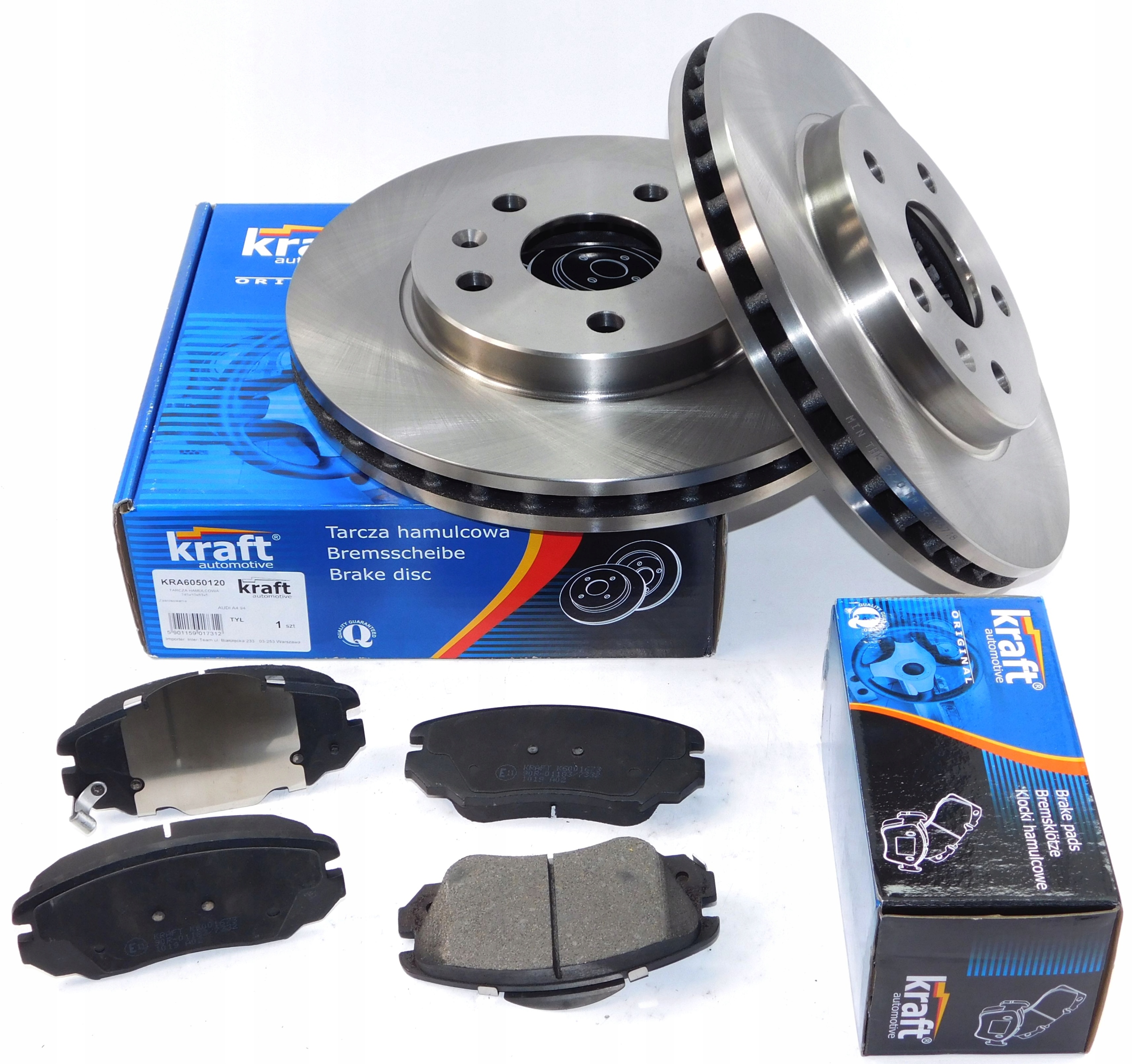 Tarcze + KLOCKI przód OPEL Insignia A 296mm KRAFT