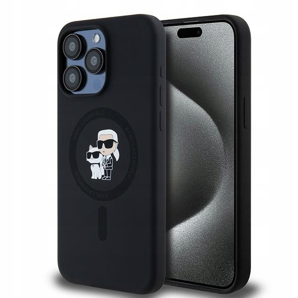 Karl Lagerfeld KLHMP15XSCMKCRHK iPhone 15 Pro Max 6.7" černý/černý hardcas