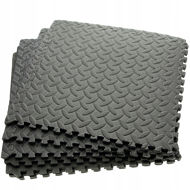 

Mata Do Ćwiczeń pod sprzęt Puzzle 120x80cm czarna