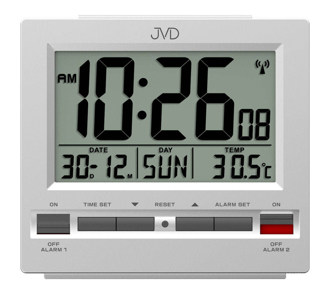 

Zegar/Budzik Jvd Sterowany Radiowo srebro RB9371.1