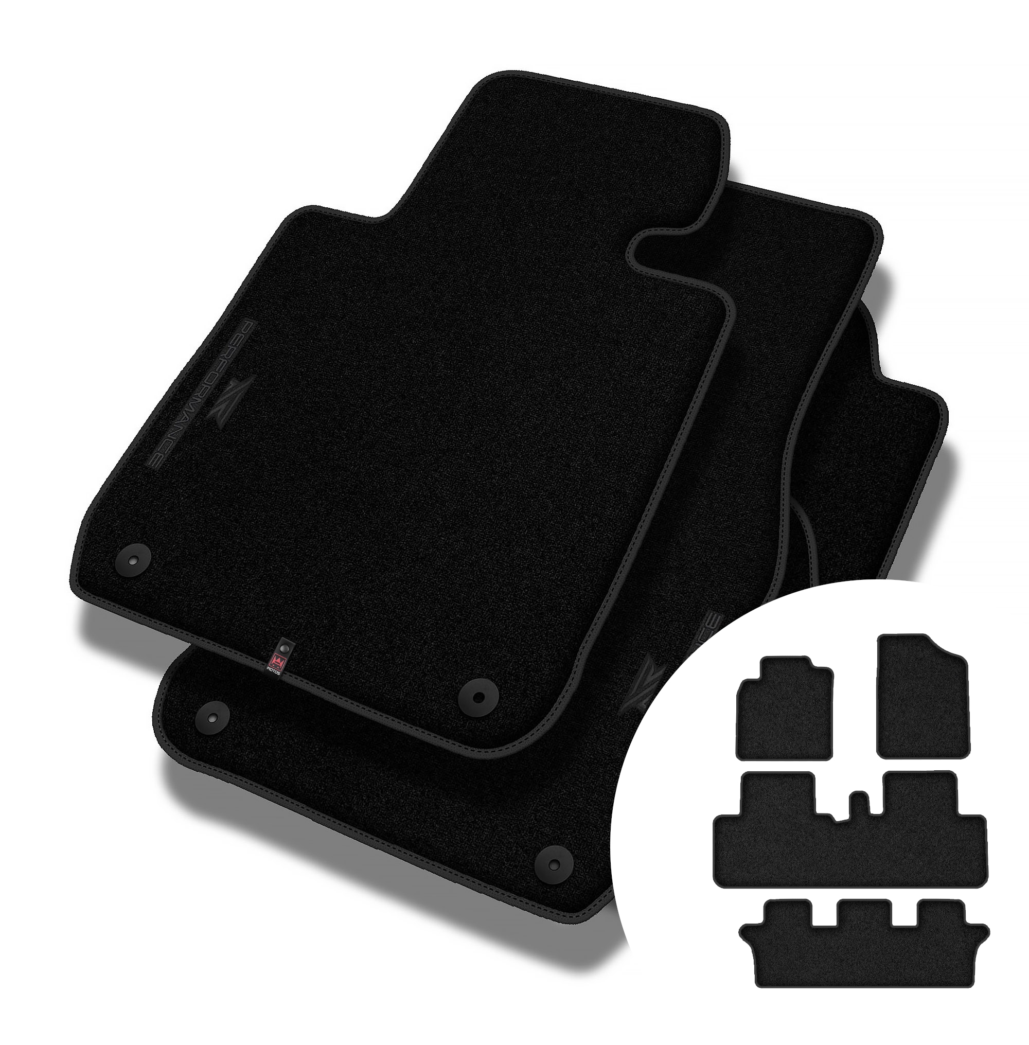 Velúrové koberčeky Performance Premium pre Toyota Avensis Verso 2001-2009