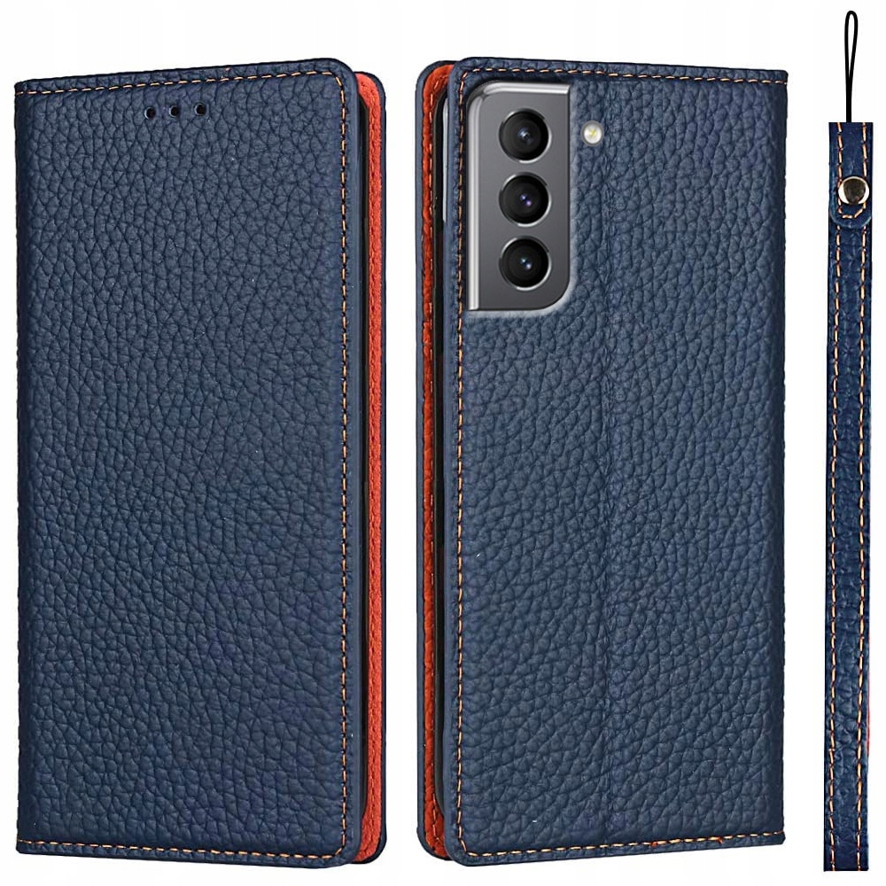 Kožené pouzdro pro Samsung Galaxy S22, Erbord Grain Leather kožené pouzdro