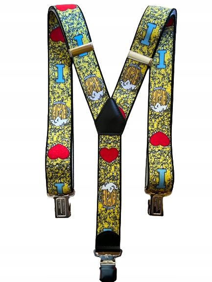 Szelki męskie do spodni dla piwoszy piwo jakość