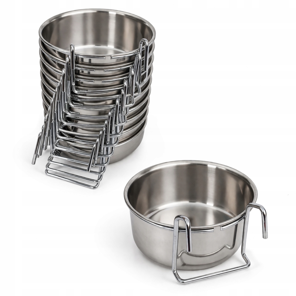 Závěsná Miska Pro Králíky Papoušky 600 ml 10 Ks H