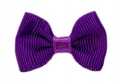 

Małe Kokardki Na Spince Krokodylek * Ciemny Fiolet