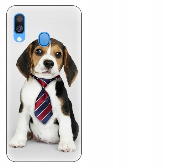 

Etui pokrowiec Samsung Galaxy A40 Pies beagle szcz