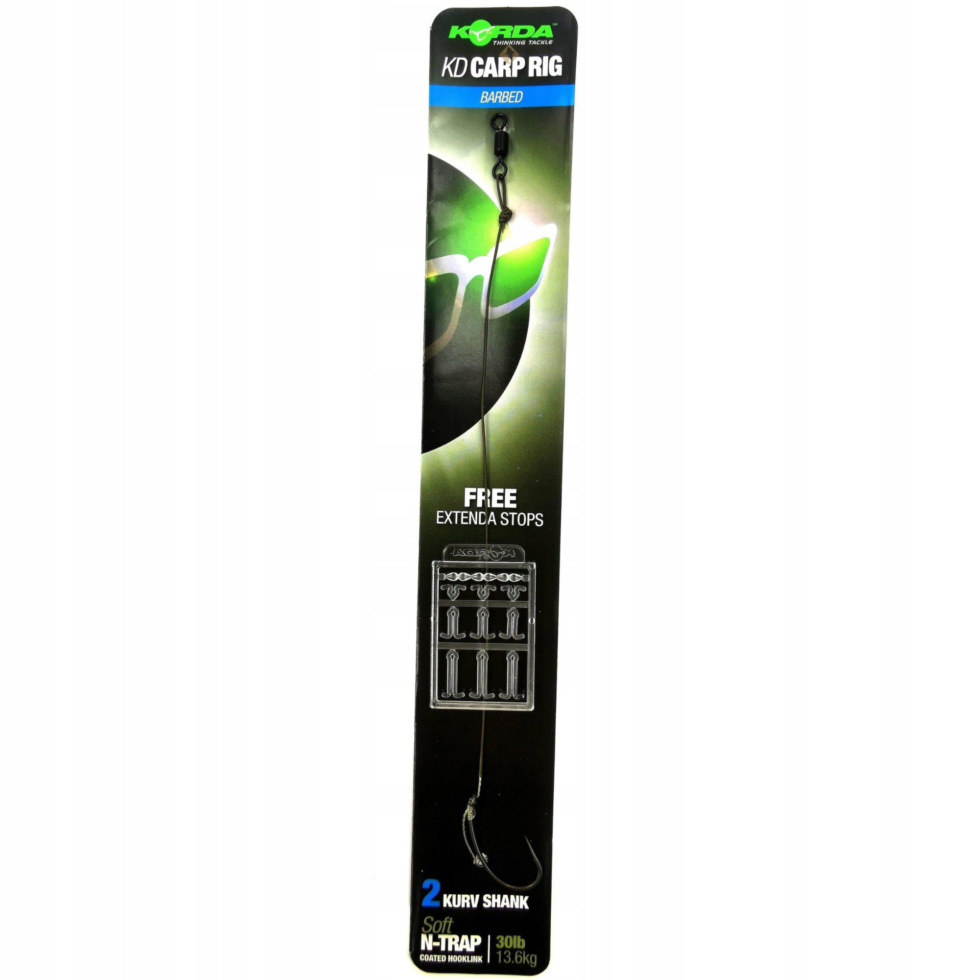 Przypon Korda Kd Kurv Shank 6 Barbed Soft N Trap 15lb 6.8kg