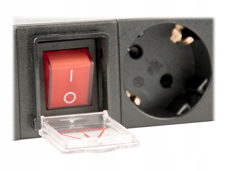 Gembird Listwa Rack 8 gniazd Schuko 1U 16A 3m