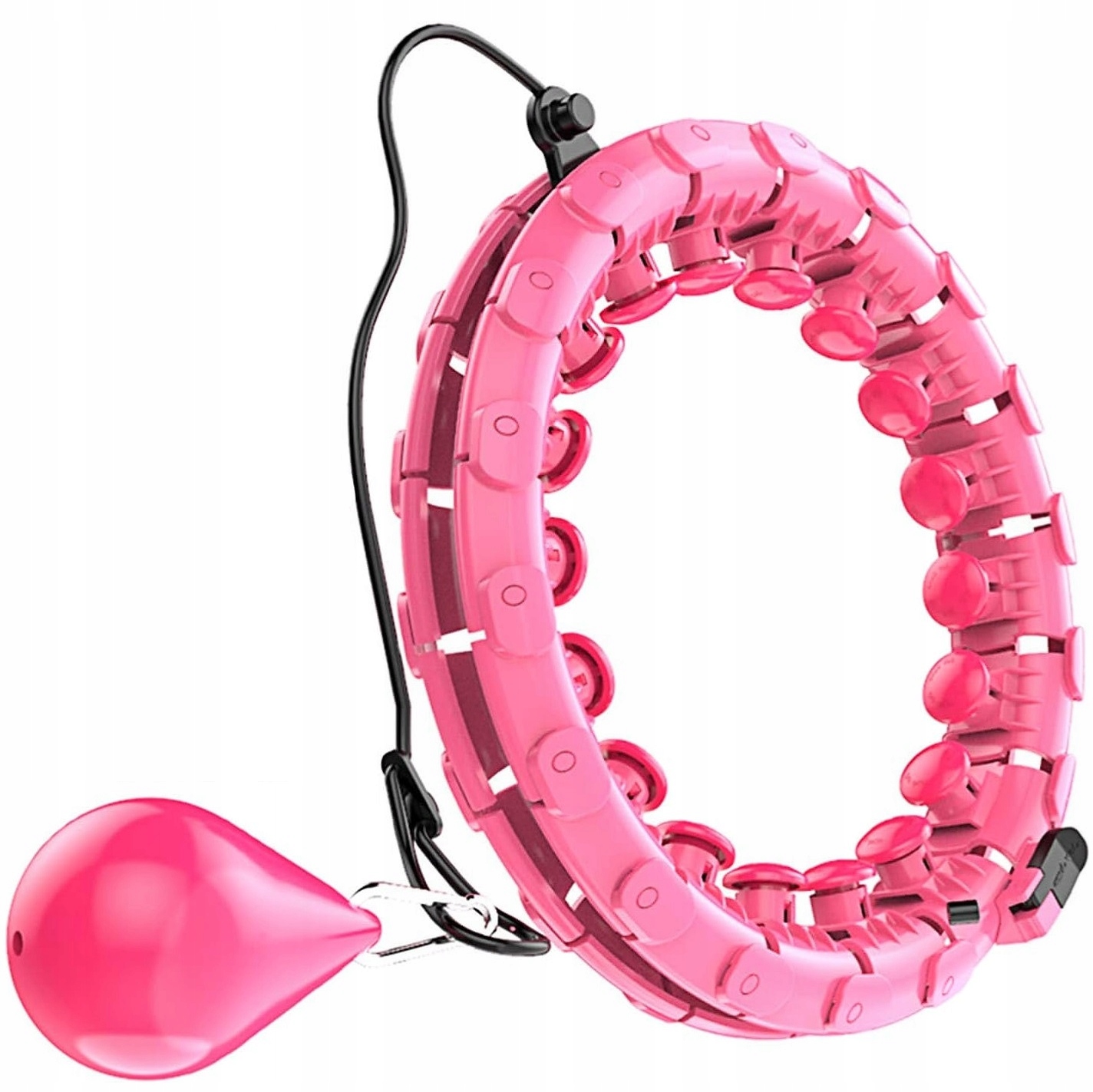 HULA HOP ODCHUDZAJĄCE MODUŁOWE FITNESS Z MASAŻEREM OBCIĄŻENIEM + SKAKANKA EAN (GTIN) 5903686052071
