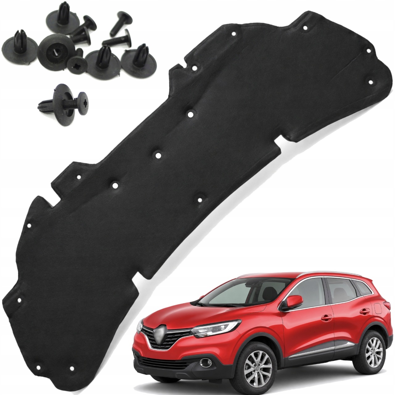Renault Kadjar Ztlumení Masky, Tlumení Komory, Rohož 15-22R Spony Hq
