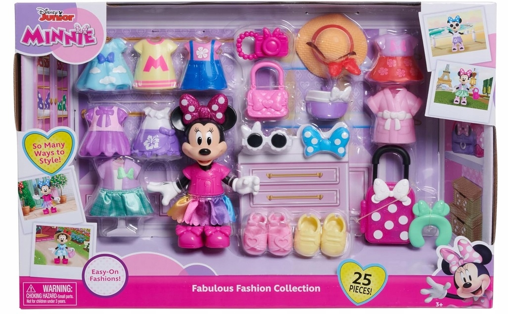 Myszka Minnie Disney Figurka z akcesoriami ubrankami duży zestaw Deluxe