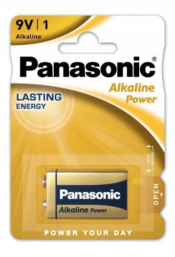 

Baterie Alkaiczne Panasonic 6LR61 9V (R9*) 1 szt.