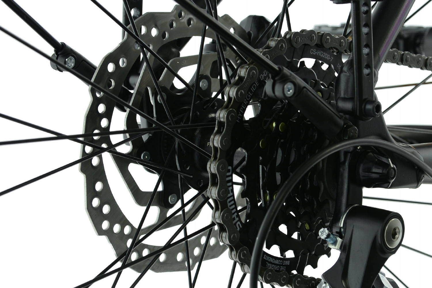 Rower Trekkingowy Kands 28 Verso V1 r17' graf-fiole SHIMANO HYDRAULIKA r25D