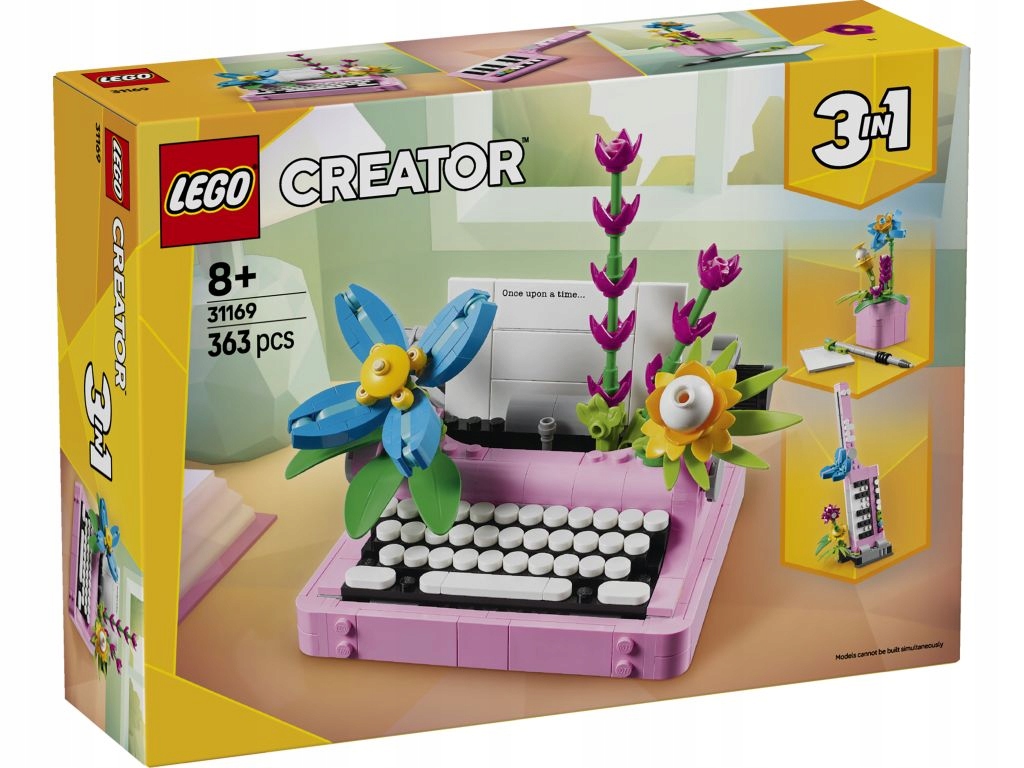 Lego 31169 Creator Psací stroj s květinami