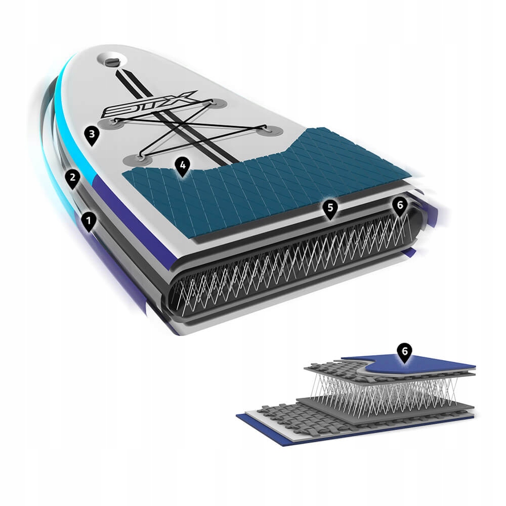 Pompowana deska Wingfoil STX iFoil - 5'5" - 110l Marka inna