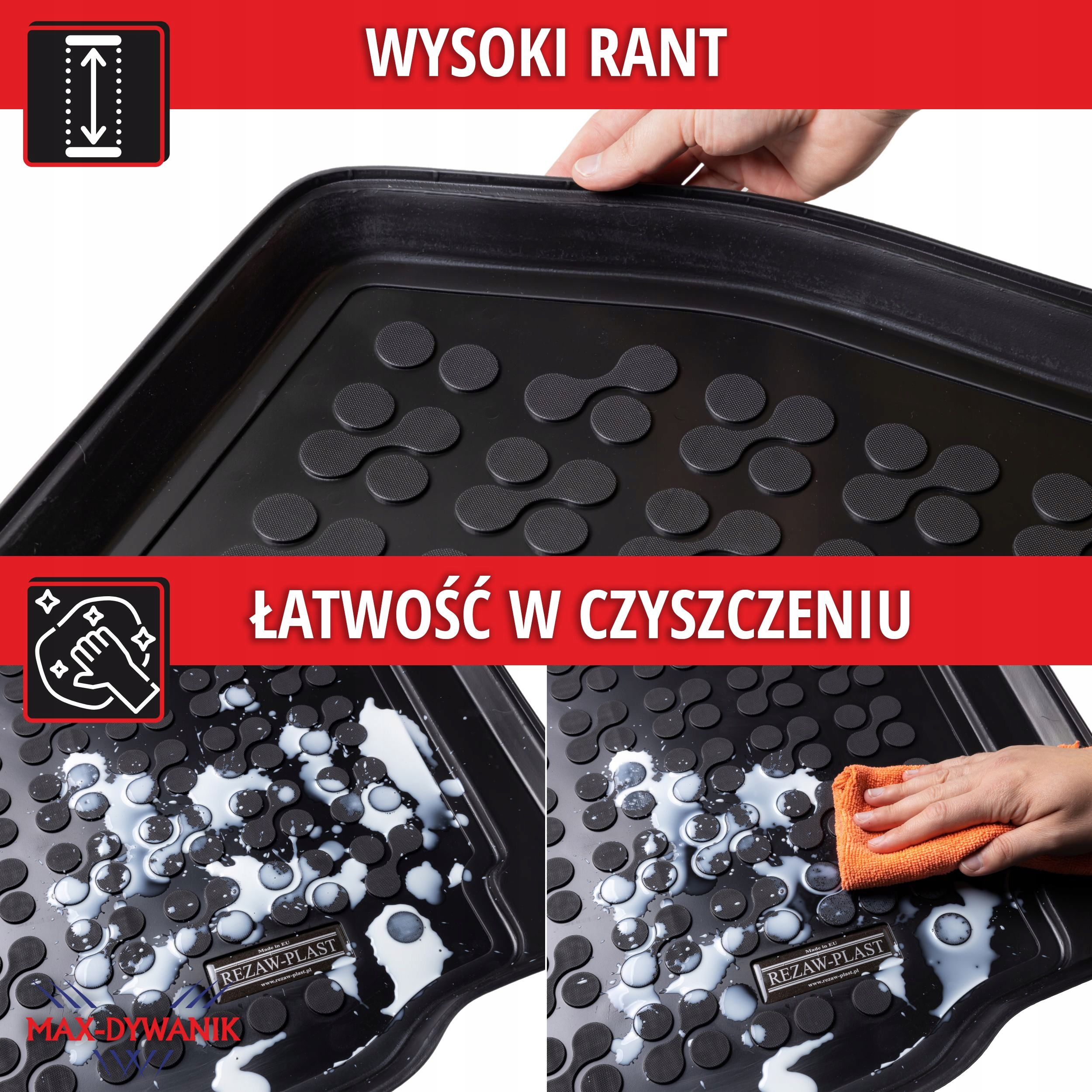 Toyota Sienna III VAN 2010-2020 Dywanik wkład do bagażnika EAN (GTIN) 5901165220379