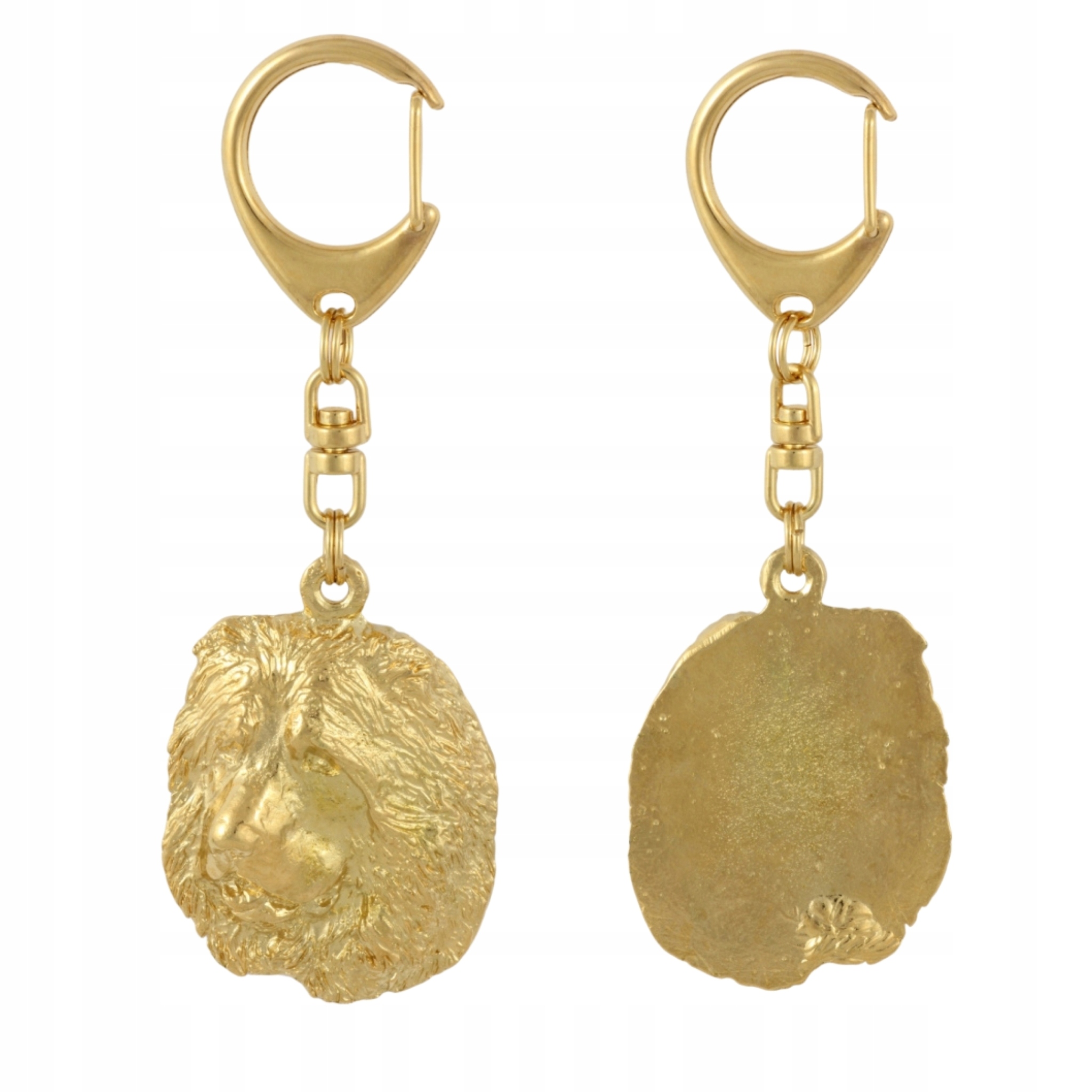 Kavkazský ovčák – pozlacený přívěsek na klíče na klíče se psem, ozdoba kabelky, mezera