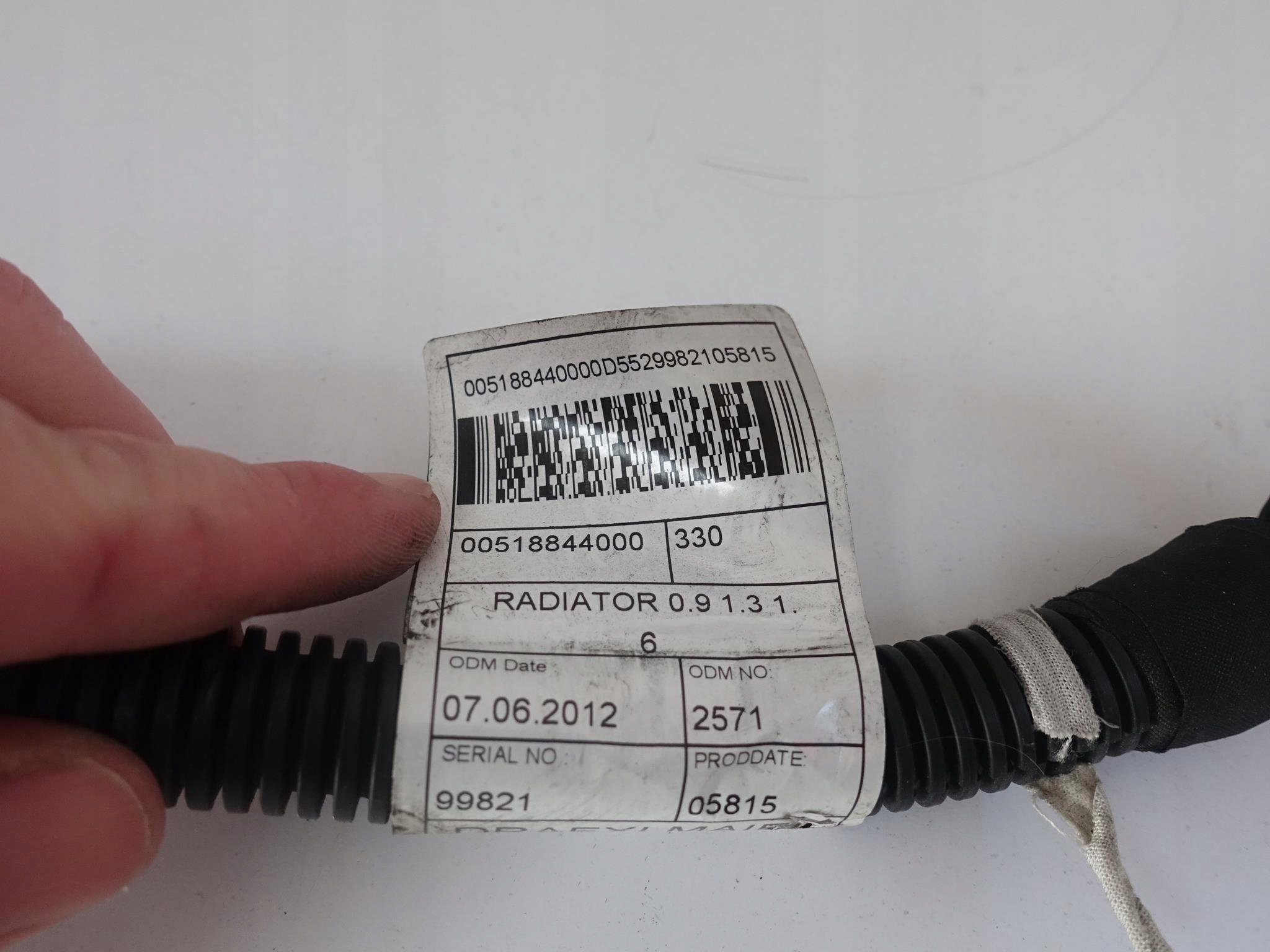 FIAT 500L bundle motor wiring PODLUZNICY