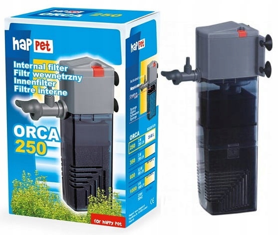 

Happet Orca 250 Filtr Wewnętrzny 60l 250l/h 3W