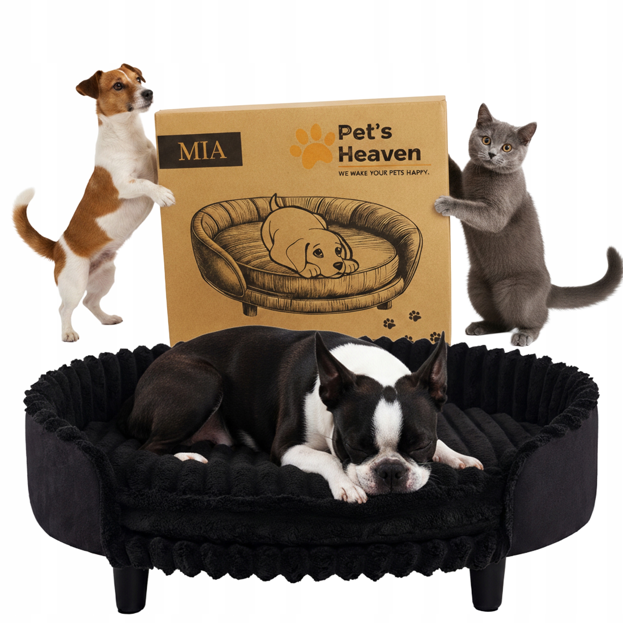 Legowisko XL 63x55 dla Psa i Kota sofa Kanapa leżanka komfort dla pupila