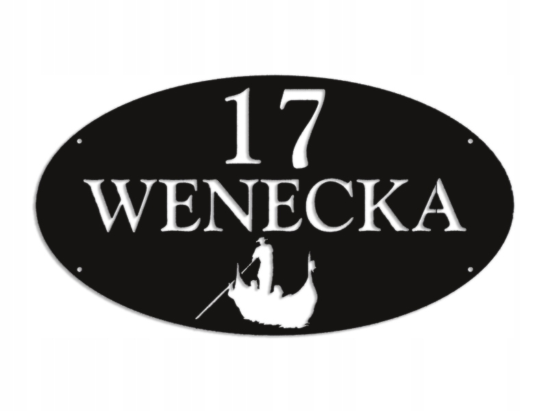 Číslo Na Dom 48 cm Tabuľa Adresa Ocel 2 mm Grafika 5220