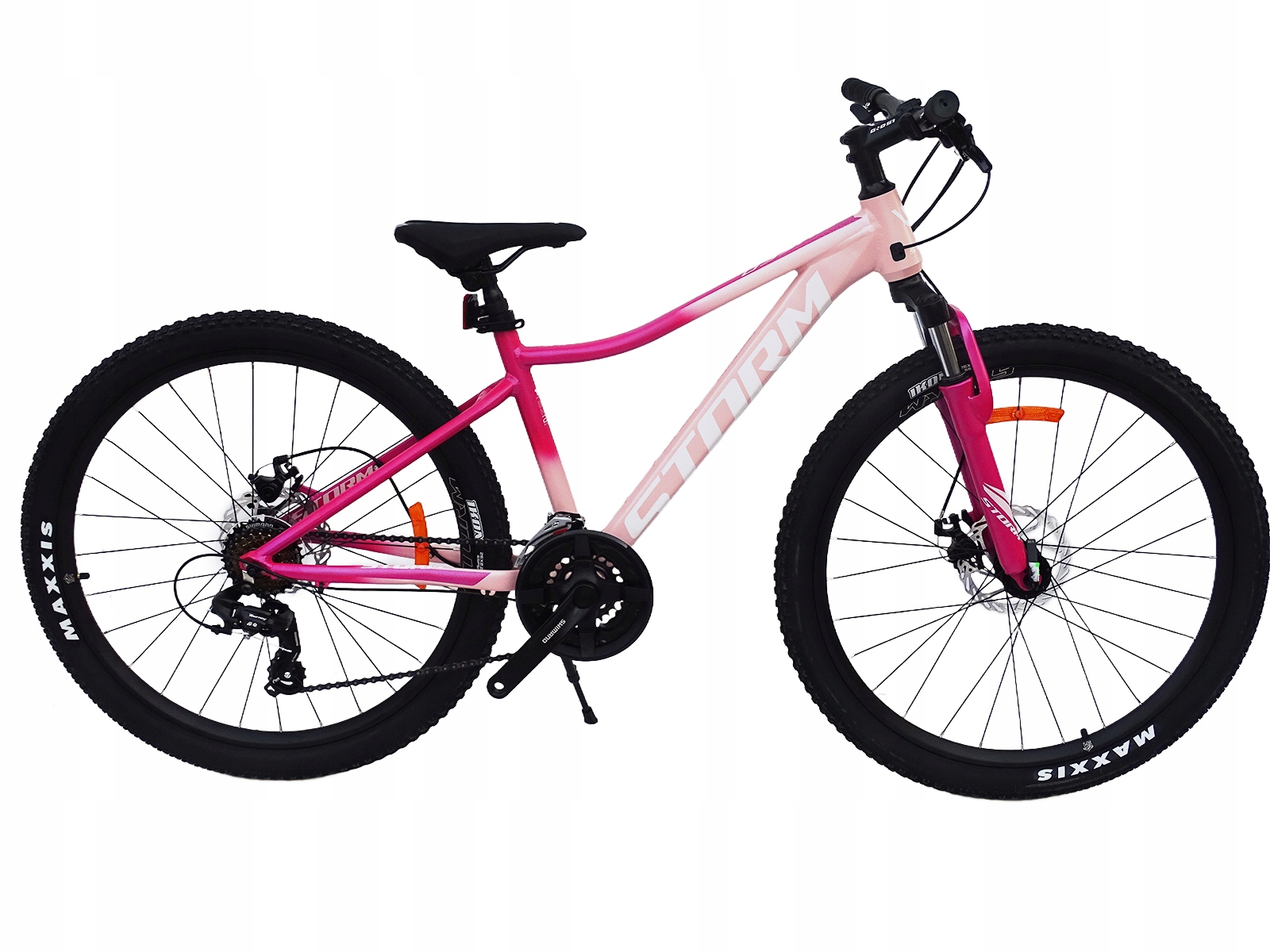 Rower 26 Storm Górski Mtb Aluminiowy Queen 1.0 15'' Różowy Puder Zamknięcie