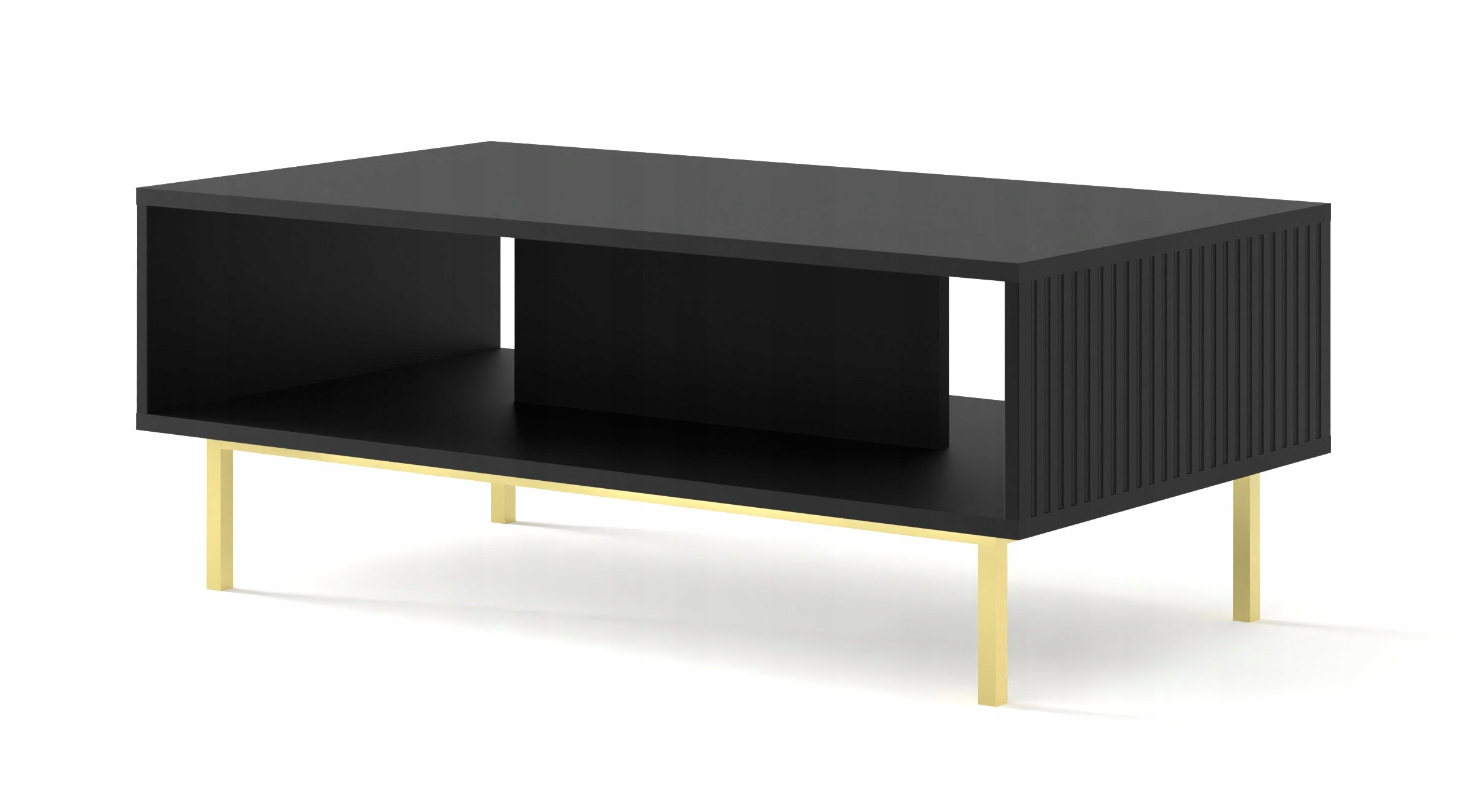 Stolik kawowy Ravenna B 90x60 frez czarny mat rama