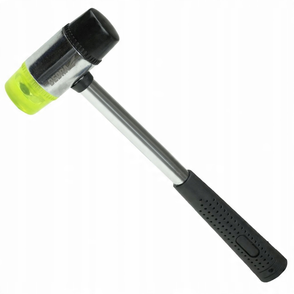 

Gumowy Młotek Blacharski Trzonek Metalowy