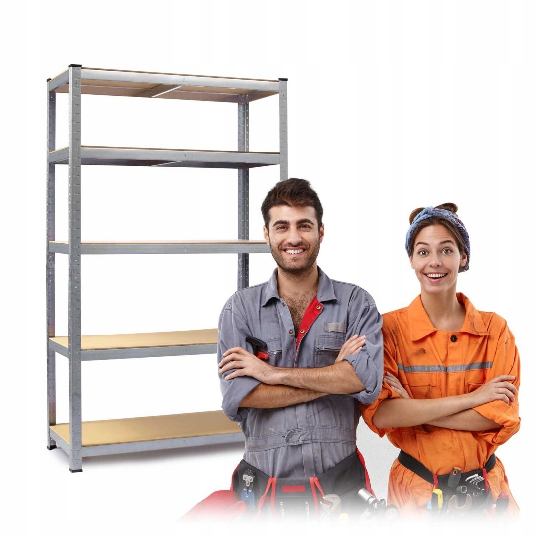 REGAŁ MAGAZYNOWY 2w1 METALOWY 180 x90x40cm HUMBERG