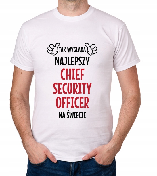 

koszulka Najlepszy Chief Security Officer prezent