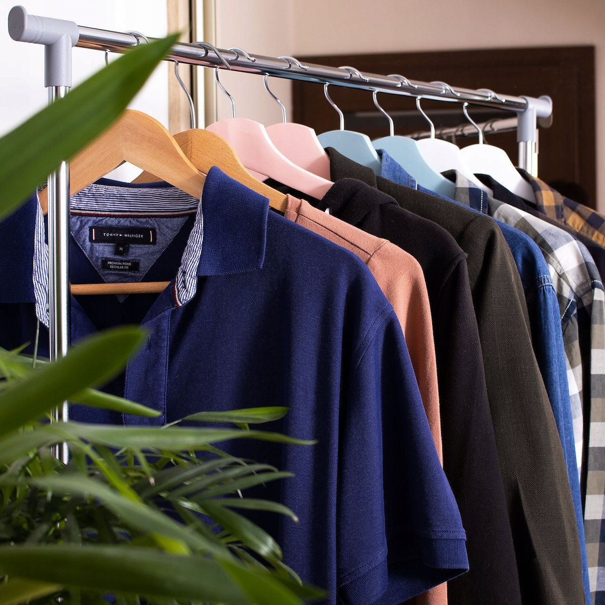 3x WIESZAKI DREWNIANE UBRANIOWE ODZIEŻOWE UBRANIA GARDEROBA UNIWERSALNE Marka Springos