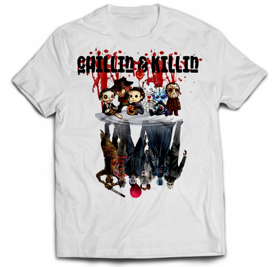 

Tshirt Halloween Horror Friends Freddy Chucky XXL