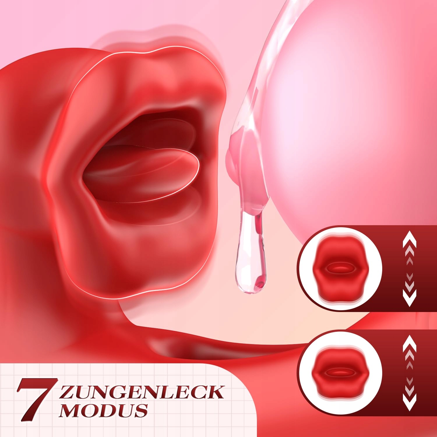 DILDO VIBRATOR Dla Kobiet Z 7 Trybami Wibracji I Stymulatorem Klitorisu — miniatura 3