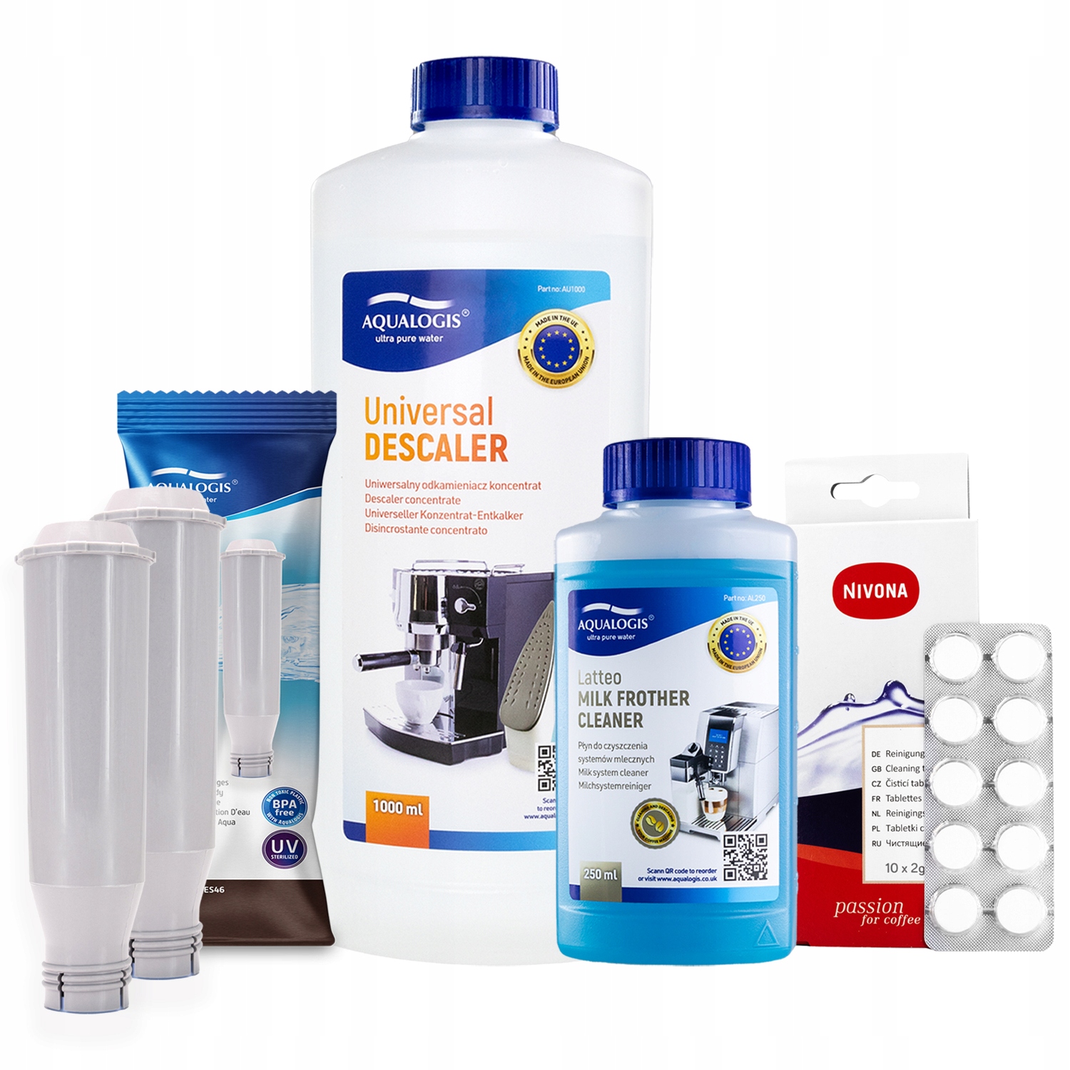 x2 Filtr do kávovaru Nivona AL-TES46 UniDec Tablety Tekutina