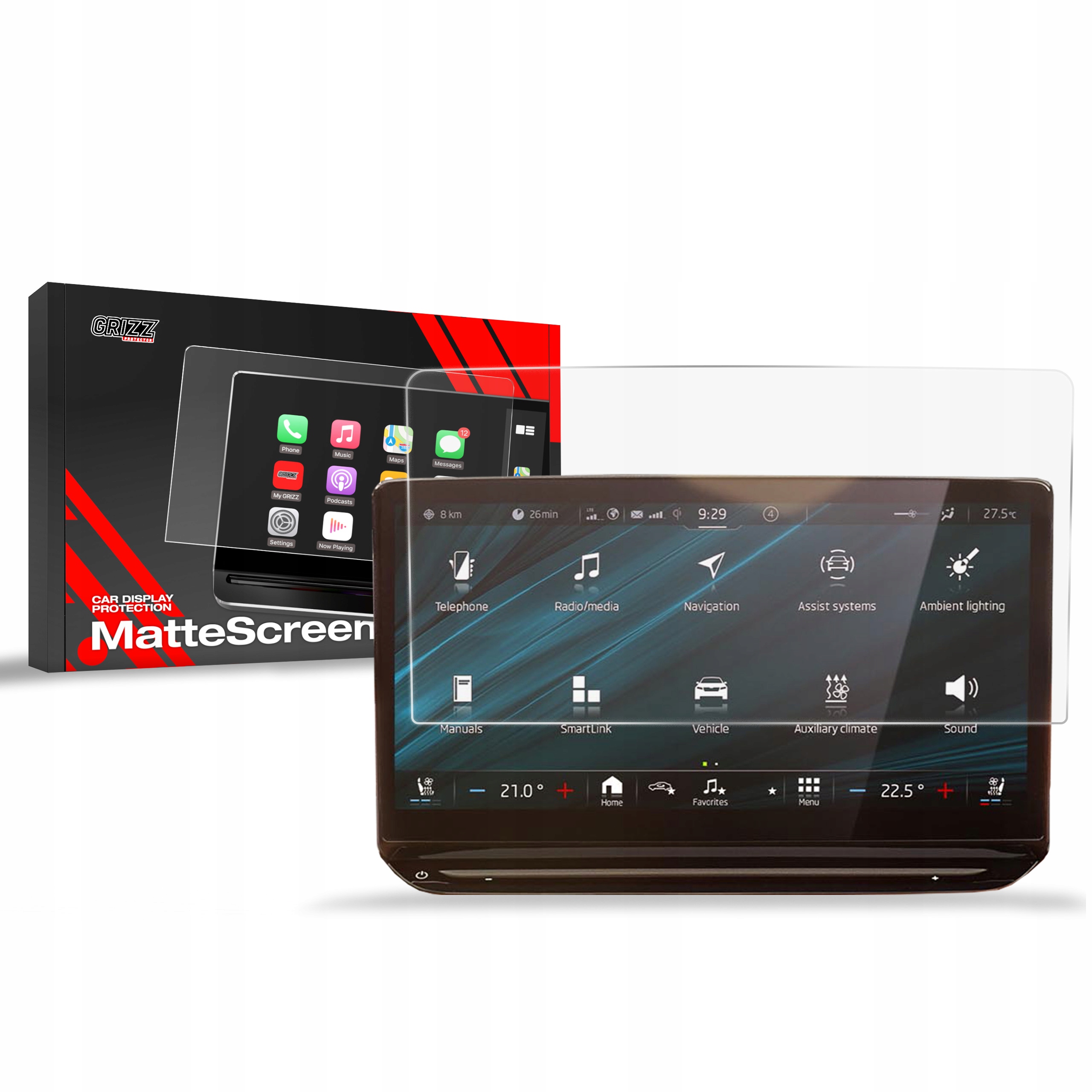 Ochranná fólie displeje (matná), Škoda Enyaq, 2021- ,