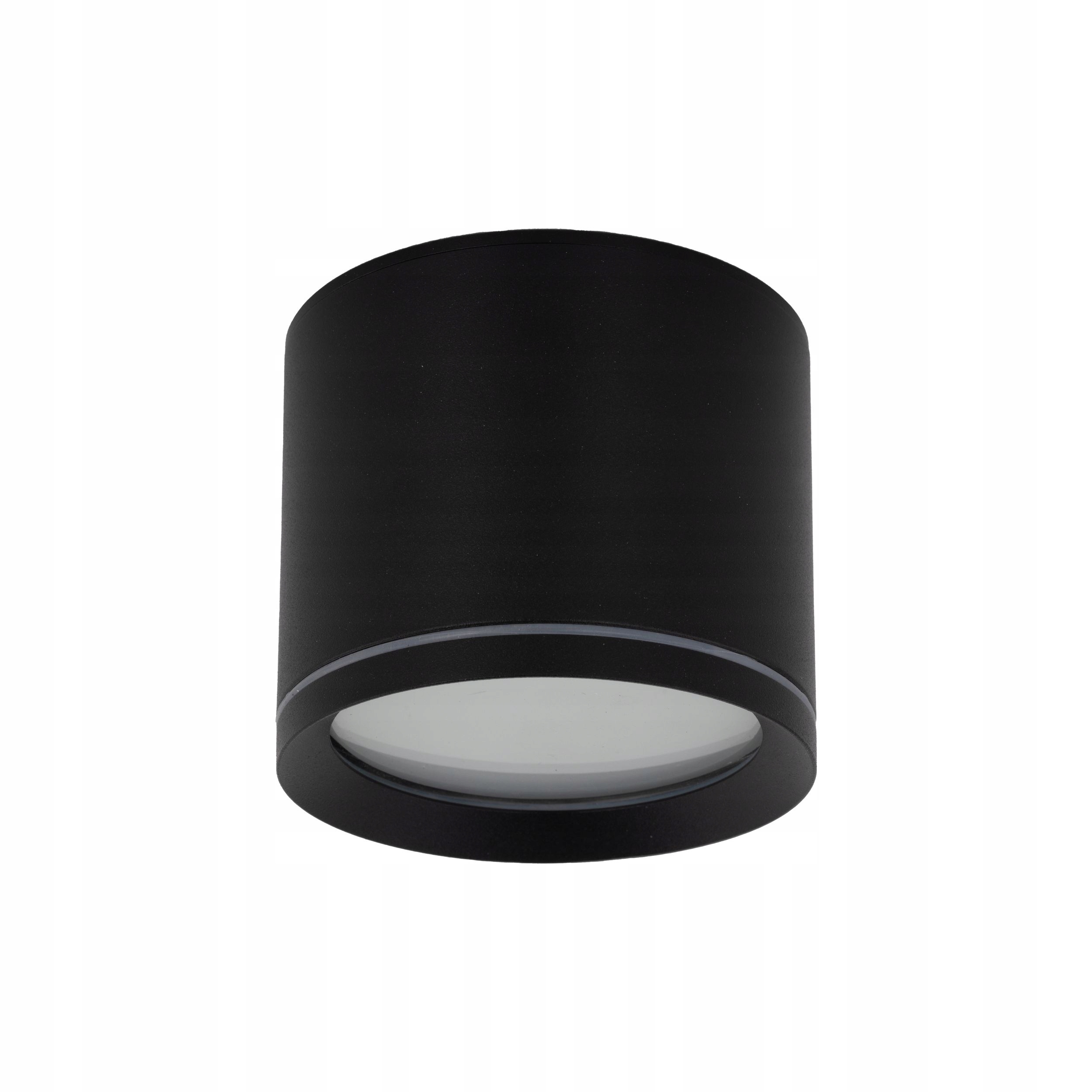 Černá spotová tuba Tk Lighting Vivo GX53