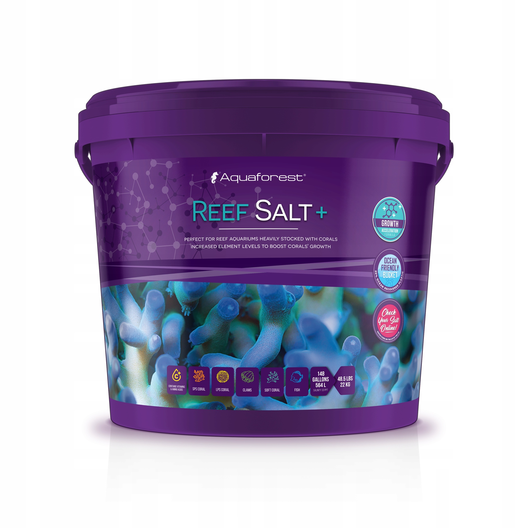 Levně Mořská sůl Aquaforest Reef Salt+ 22 kg