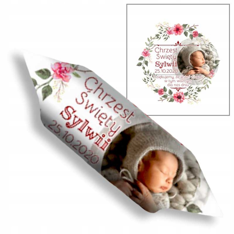 KRÓWKI personalizowane Chrzest Św Roczek Urodzinki Baby Shower każda okazja